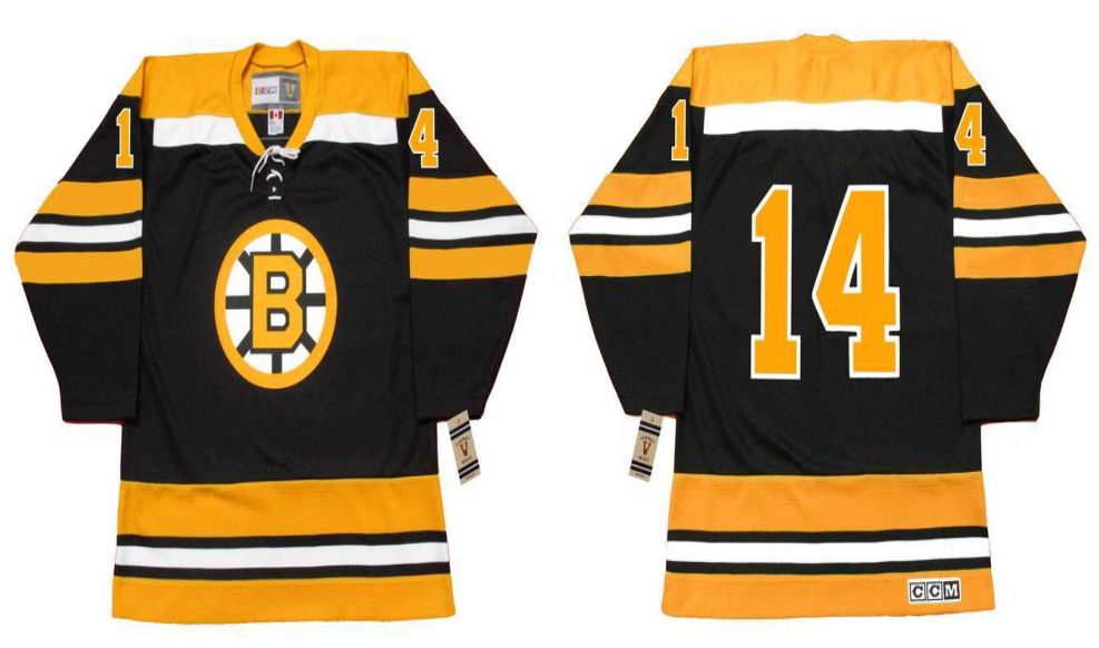 2019 Men Boston Bruins #14 Samsonov Black CCM NHL jerseys